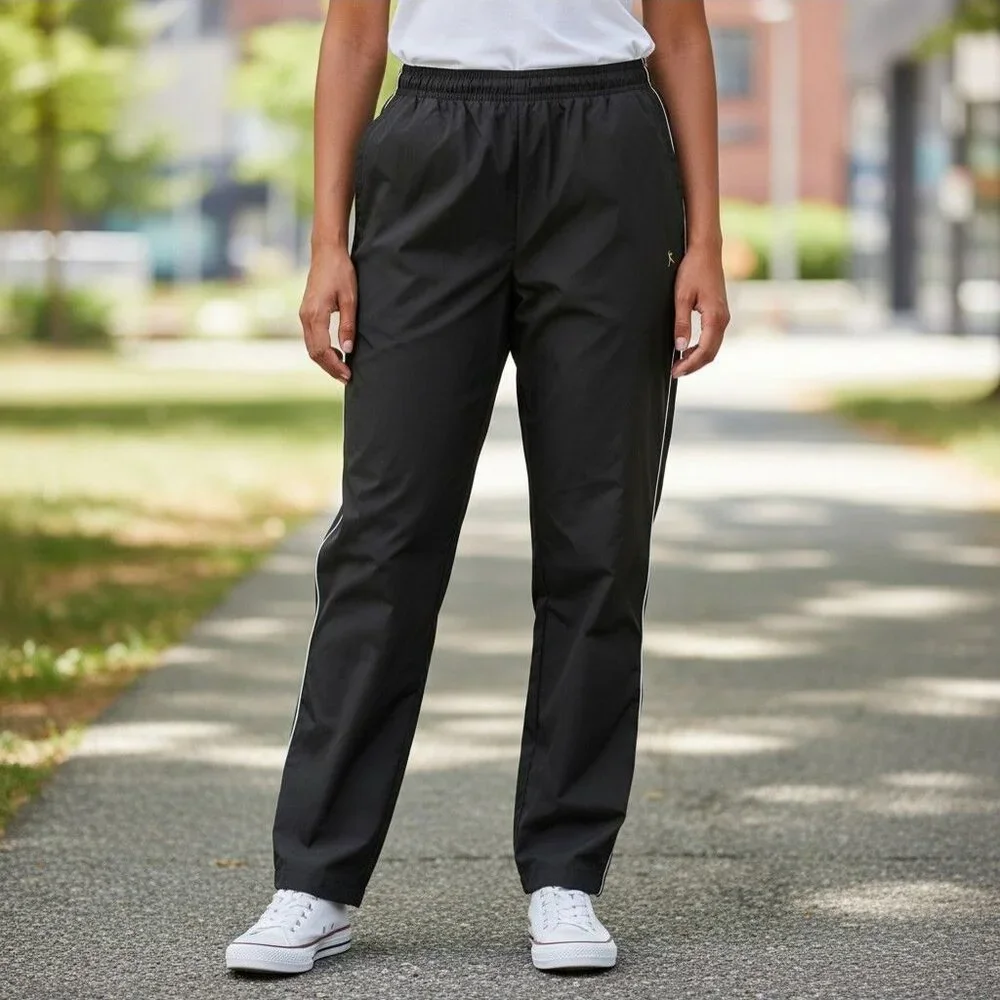 Danskin Now PLus Size XXL 2XG 20 Black White Athletic Lined Capris Cropped Pants - Picture 10 of 10